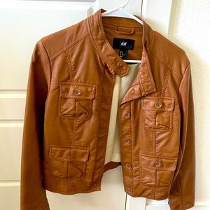 H&M pleather jacket